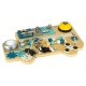 LULILO BUSO Educational Toy Wooden Manipulation Sensory Busy Board, 40x26cm