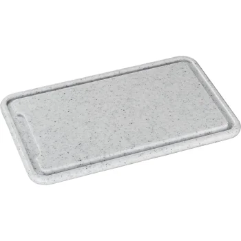 Zassenhaus 60065 Plastic Carving Board, 36x23 cm, Light Grey