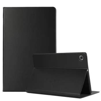 Lenovo Tab M10 HD Gen 2 10.1" (TB-X306) TPU + PU Leather Protection Case Cover, Black