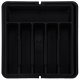Expandable Cutlery Drawer Organizer, Adjustable Utensil Tray, Black