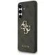 Guess Case for Samsung Galaxy S25 FE HC PU Leather 4G Metal Logo Black