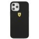 Ferrari iPhone 12 Pro Max Case On Track Silicone, Black