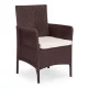 MultiGarden Garden Furniture Set, 2 Chairs and Table, Brown