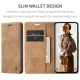 Samsung Galaxy A55 ( SM-A556B/DS ) CASEME Wallet Magnetic Leather Case Cover, Brown