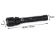 Bailong BL-P59-2-P50 Tactical LED Flashlight CREE XHP50 Zoom USB