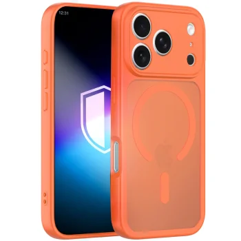 3mk Misty MagCase for iPhone 17 Pro, Orange