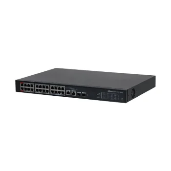PoE Switch 100Mbps 24 Ports + 2G Uplink S4101-24ET2GF-360-C