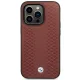 BMW Leather Case iPhone 14 Pro BMHMP14L22RFGR Burgundy