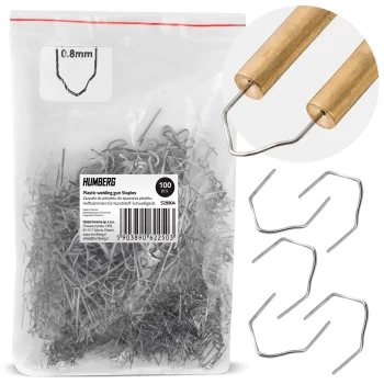 Humberg Type D Staples for Plastic Welders, 100 pcs