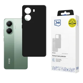 3mk Matt Case for Xiaomi Poco X7 Pro, Matte Black