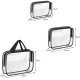 Transparent Travel Organizer Makeup Travel Bags, 3 pcs.