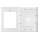 Maclean MC-676 Wall Mount for iPad 2/3/4/Air/Air2, Black/White