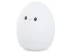Kids Night Light Egg, LED RGB, Silicone, with Remote and USB, White