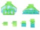 Large XXL Mesh Beach and Shopping Bag, Foldable, Blue