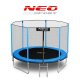 Neo-Sport Garden Trampoline 183 cm (6ft) with Outer Net and Ladder