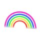 Rainbow LED Neon Sign Forever Light FLNE14X Dimmable USB Wall Decor Light, 5 Colors