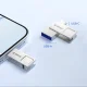 Orico U301 USB Flash Drive 32GB USB-A USB-C USB 3.2 Gen 1, Silver