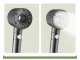 Black Shower Head with 5 Functions and Water Saving Button
