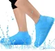 Silicone Shoe Covers (Size L, 41-47), Blue