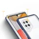 Clear Case for Samsung Galaxy A42 5G Hybrid Armor Clear 3 in 1, Blue