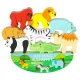 Wooden Balancing Animal Game Safari Montessori