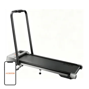 Acezoe CTM4026 Foldable Electric Treadmill, Black/Gray