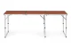 MultiGarden GB030-180 WODERN Folding Camping Table, 180x60 cm, Brown