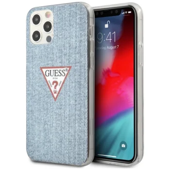 Guess iPhone 12 Pro Max Case Jeans Collection, Blue