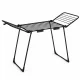 ModernHome Folding Clothes Drying Rack 20 m with Wings, Black