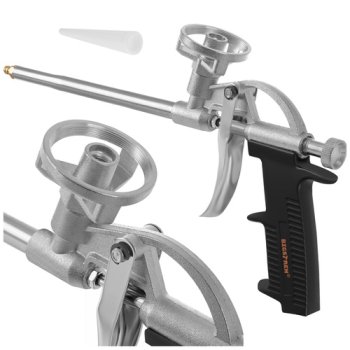 Bigstren 27284 Foam Applicator Gun Heavy-Duty Metal with Adjustable Flow Control