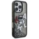 Karl Lagerfeld Liquid Glitter Choupette Case for iPhone 16 Pro Max - Black