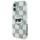 Apple iPhone 16 6.1\'\' Karl Lagerfeld IML Choupette Head Electroplated Cover Case, Clear