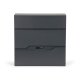 Modernhome HPB932-33 Mailbox with Newspaper Holder, Anthracite
