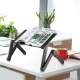 Metal Laptop Desk with Cooling Fan and Mouse Shelf