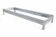 Raised Garden Bed Klasika Garden 1500x500x100mm, Zinc