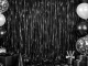 Foil Fringe Curtain Party Photo Backdrop 100x180cm, Black
