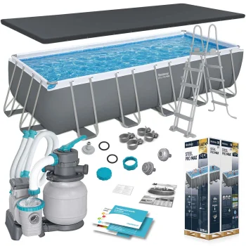 Bestway 5612B Frame Pool 640x274x132 cm with Pump