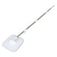 Rotating flat mop with dual-chamber bucket, microfiber, white