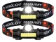 COB 4-in-1 Rechargeable Headlamp with Magnet, Black