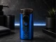 Compact Cordless Electric Shaver with USB-C and LED Display, Blue