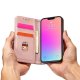 Magnet Card Case iPhone 13 Pro Max maciņš ar karšu turētāju Pink
