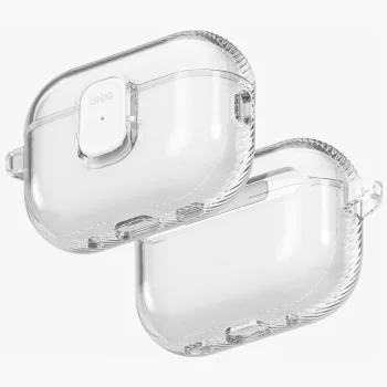 Dėklas Uniq Glase Pro Lock Case ausinėms AirPods Pro 3, skaidrus