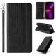 Magnet Strap Case for iPhone 14 Pro Max Flip Wallet Case with Lanyard, Black