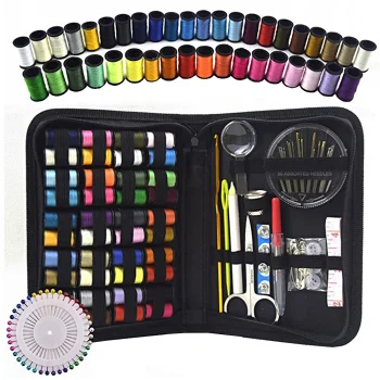 Sewing Kit 27057 with Zipper Case, Needles and Threads