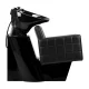 Gabbiano Ankara Hairdresser Washbasin with Chair, Black