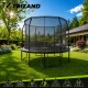 Trizand Garden Trampoline with Safety Net and Ladder, 366 cm, 150 kg
