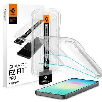 Spigen Glas.tR EZ Fit Screen Protector for Samsung Galaxy A27 5G 2-Pack Clear