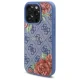 Guess iPhone 16 Pro Max Case 4G Flowers Print MagSafe, Blue