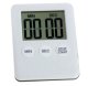 Magnetic Digital Kitchen Timer with Large Display, White