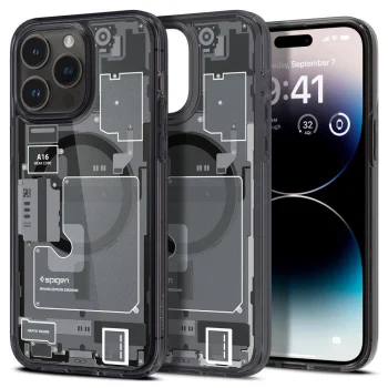 Apple iPhone 14 Pro Max 6.7'' Spigen Ultra Hybrid Mag Magsafe Case Cover, Zero One